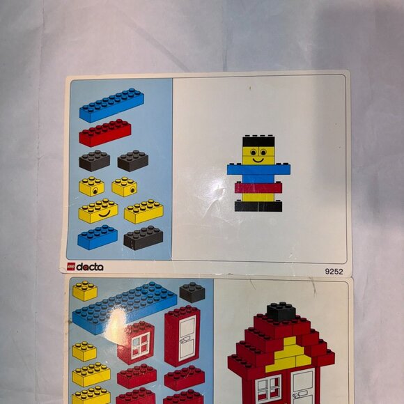 Vintage Lego Dacta Basic Set 9252 Instructions Only 1991 - Picture 4 of 7
